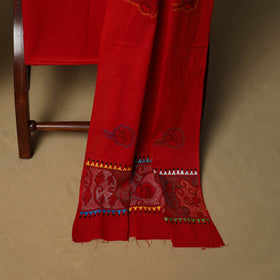 Bengal kantha hand embroidered cotton 3pc unstitched dress