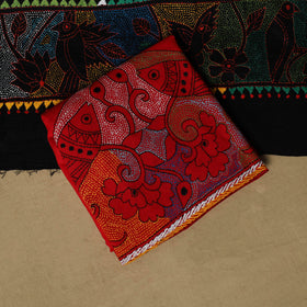 Bengal kantha hand embroidered cotton 3pc unstitched dress