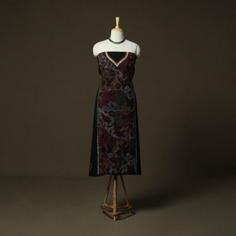 Bengal kantha hand embroidered cotton unstitched kurta