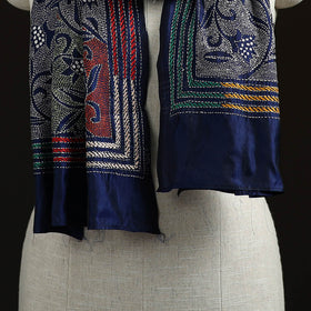 Bengal kantha hand embroidered handloom bangalore silk