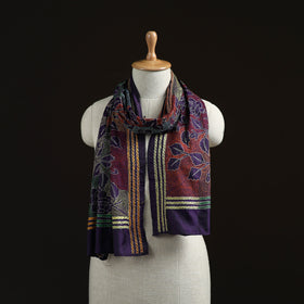 Bengal kantha hand embroidered handloom bangalore silk