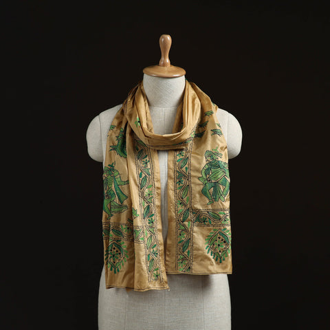 Bengal kantha hand embroidered handloom bangalore silk