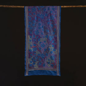 Bengal kantha hand embroidered handloom bangalore silk