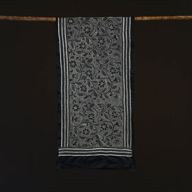Bengal kantha hand embroidered handloom bangalore silk