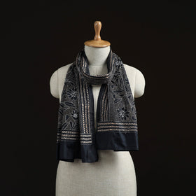 Bengal kantha hand embroidered handloom bangalore silk