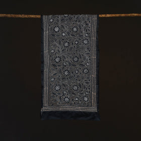Bengal kantha hand embroidered handloom bangalore silk