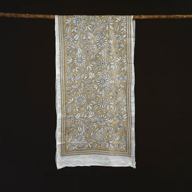 Bengal kantha hand embroidered handloom bangalore silk