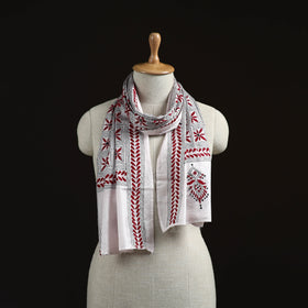 Bengal kantha hand embroidered handloom bangalore silk