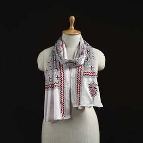 Bengal kantha hand embroidered handloom bangalore silk