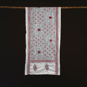 Bengal kantha hand embroidered handloom bangalore silk