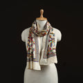 Bengal kantha hand embroidered handloom tussar silk stole