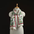 Bengal kantha hand embroidered handloom tussar silk stole