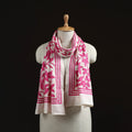Bengal kantha hand embroidered handloom tussar silk stole