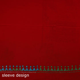 Bengal kantha hand embroidered unstitched kurta material