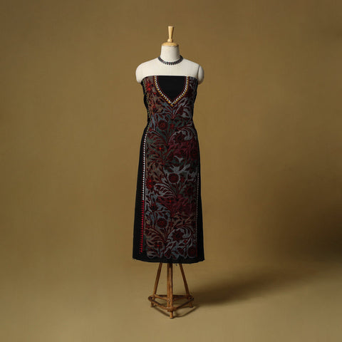 Bengal kantha hand embroidered unstitched kurta material