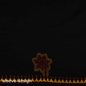 Bengal kantha hand embroidered unstitched kurta material
