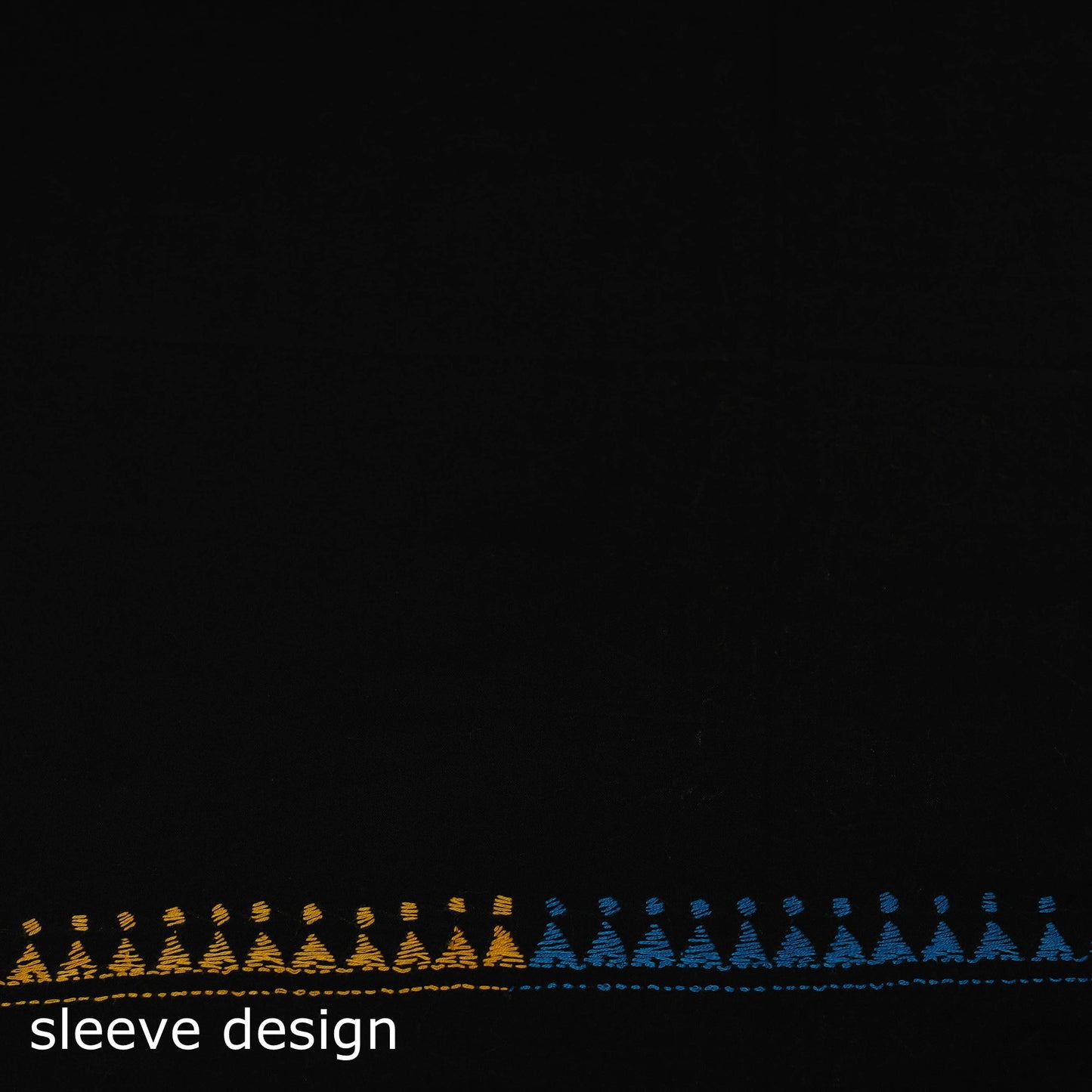 Bengal kantha hand embroidered unstitched kurta material