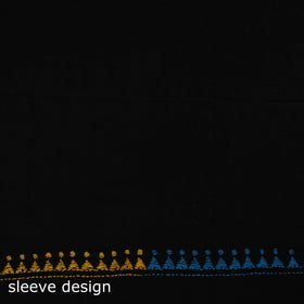 Bengal kantha hand embroidered unstitched kurta material