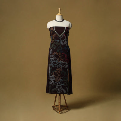 Bengal kantha hand embroidered unstitched kurta material