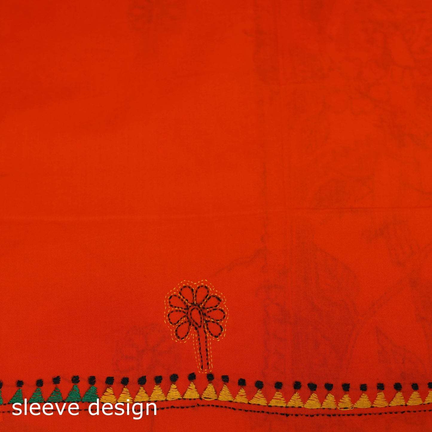 Bengal kantha hand embroidered unstitched kurta material