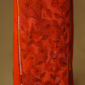 Bengal kantha hand embroidered unstitched kurta material