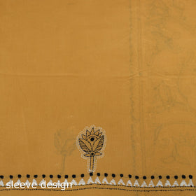 Bengal kantha hand embroidered unstitched kurta material