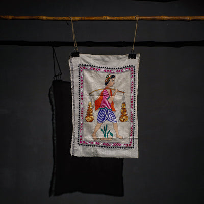 Embroidery Cotton Wall Hanging 