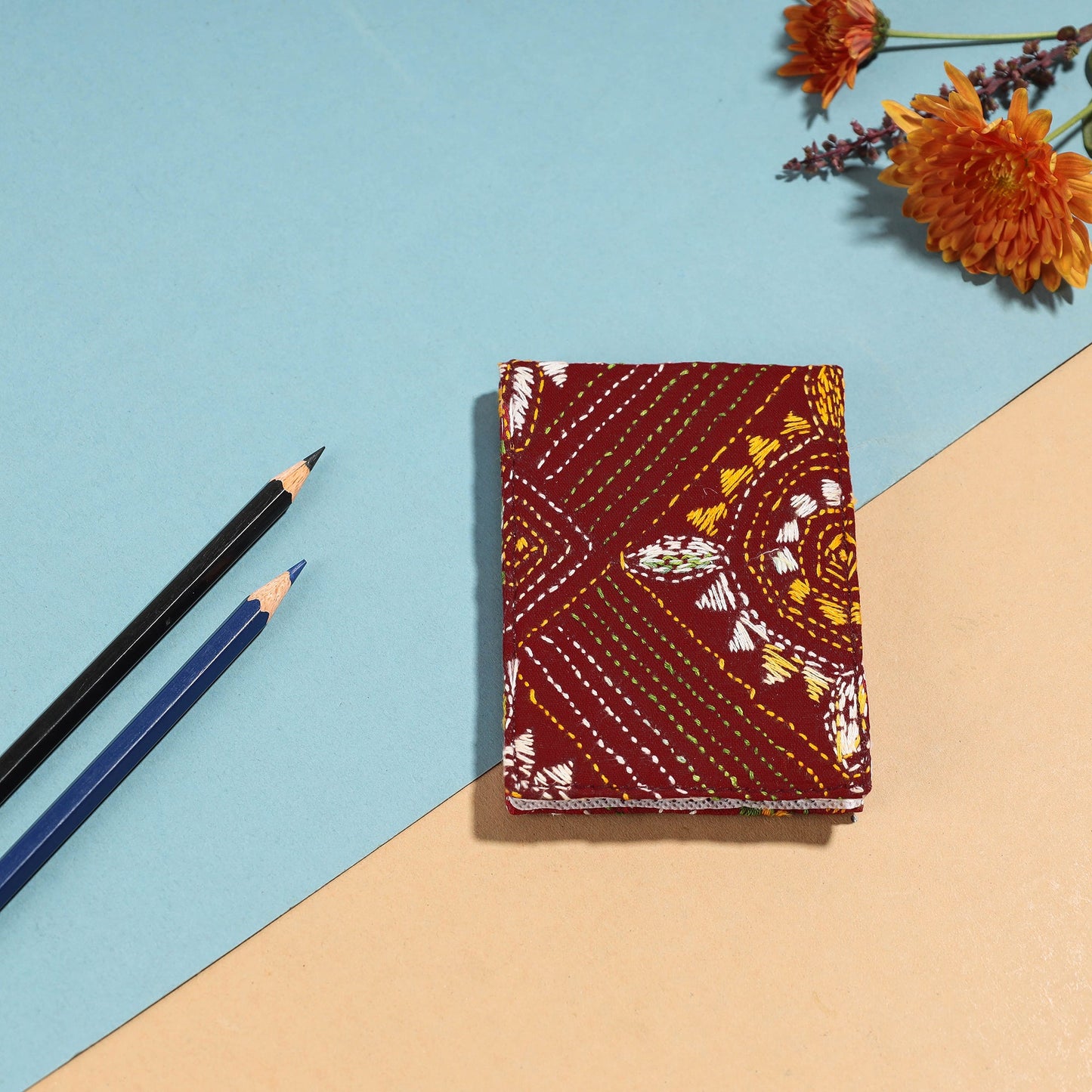  Bengal Kantha Work Handcrafted Notepad 