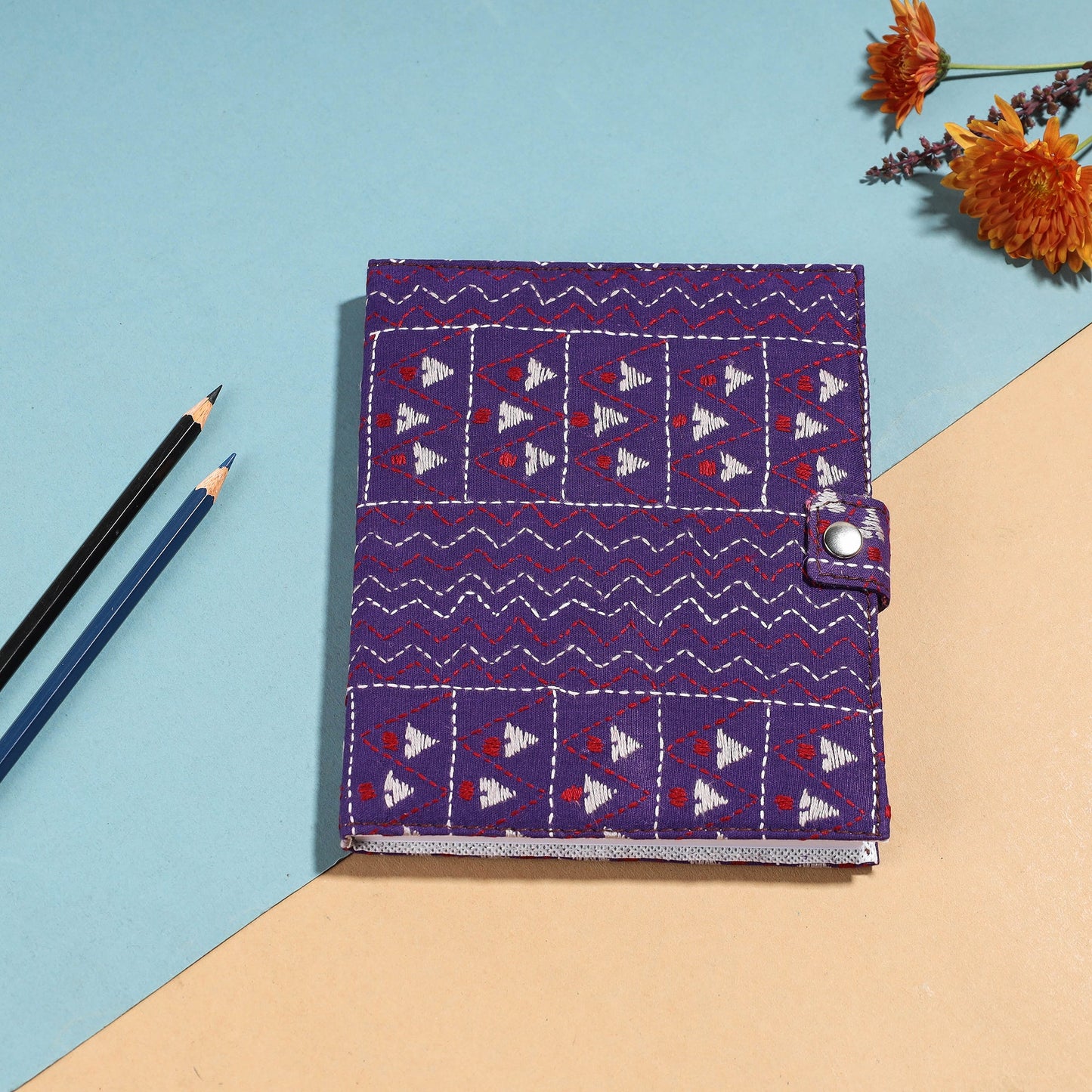 Bengal Kantha Work Handcrafted Notepad 