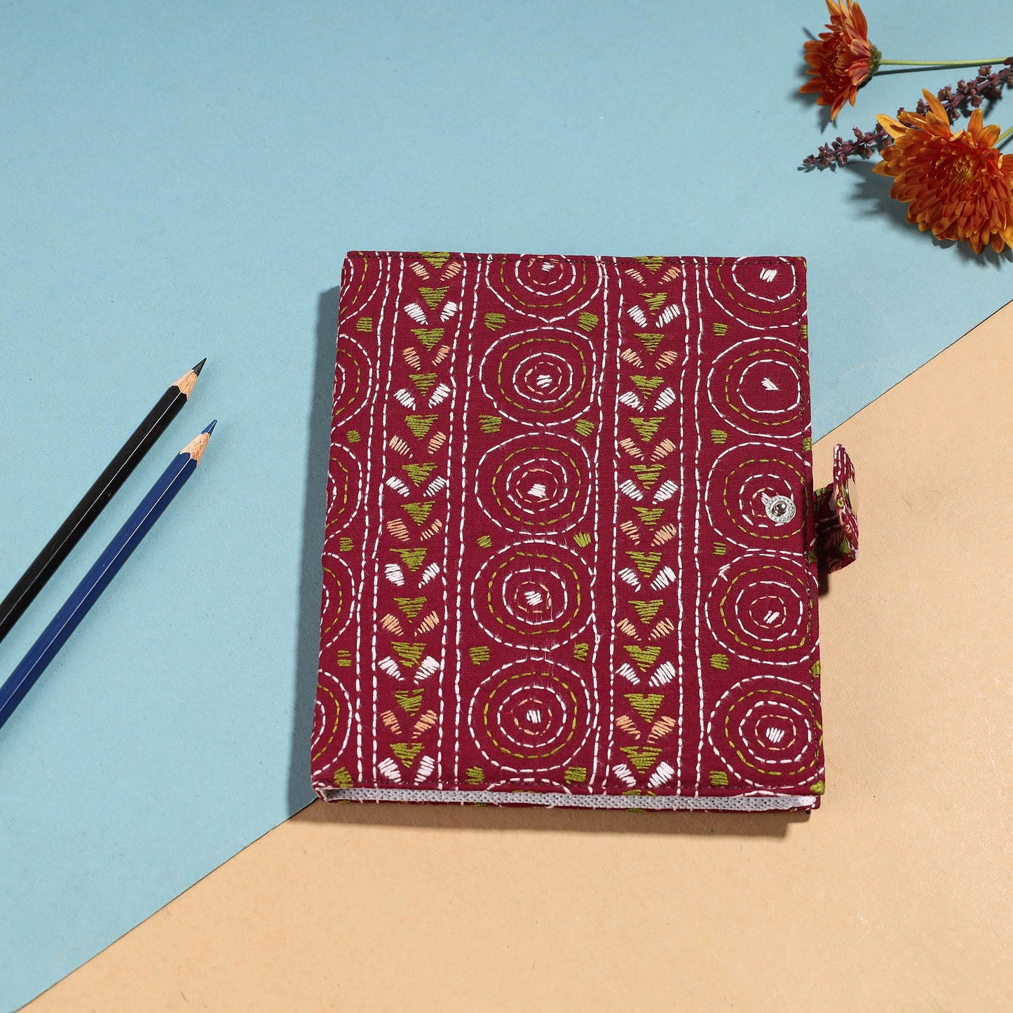  Bengal Kantha Work Handcrafted Notepad 