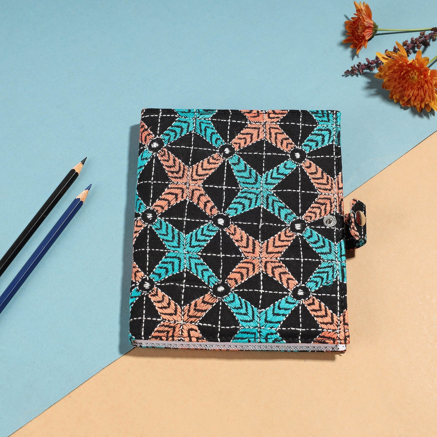  Bengal Kantha Work Handcrafted Notepad 