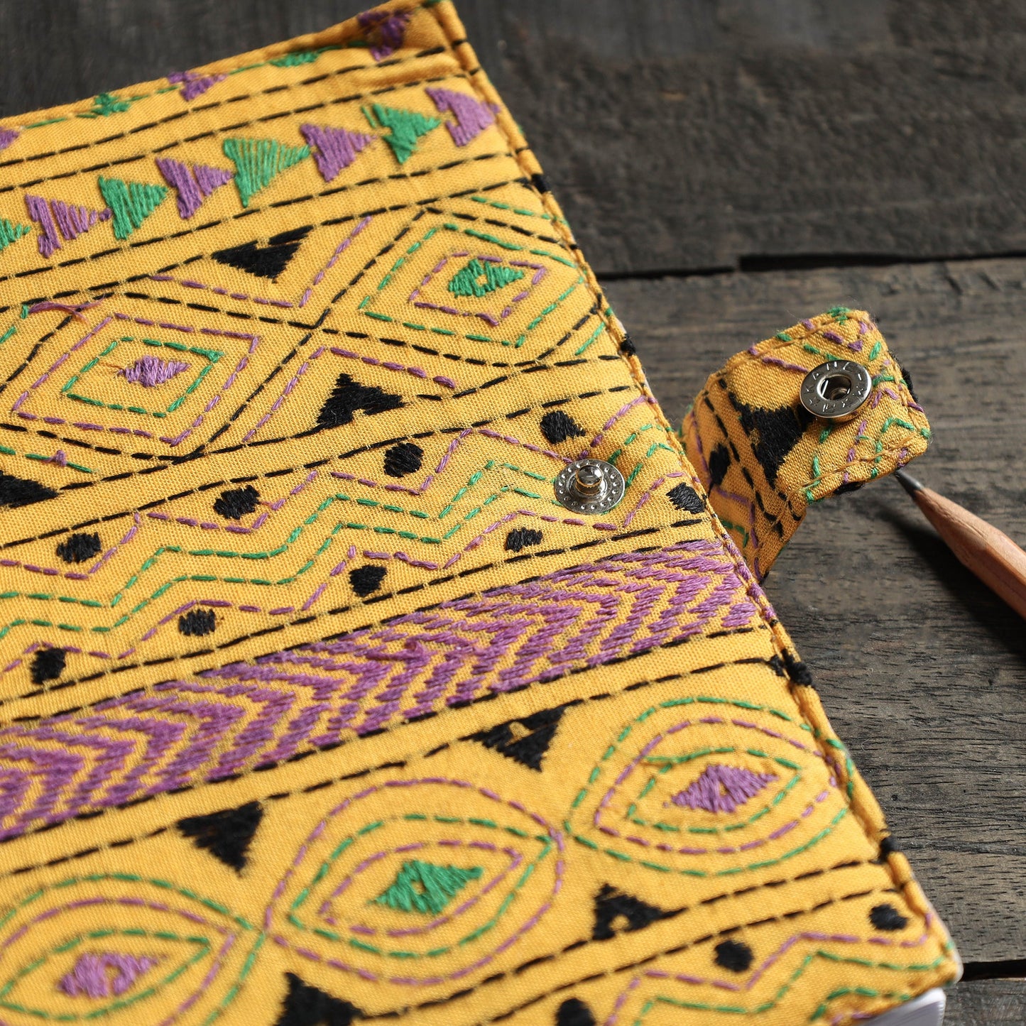  Bengal Kantha Work Handcrafted Notepad 