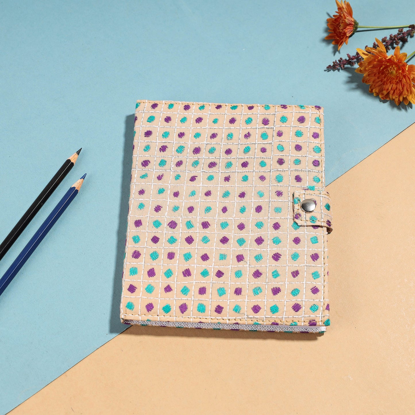  Bengal Kantha Work Handcrafted Notepad 
