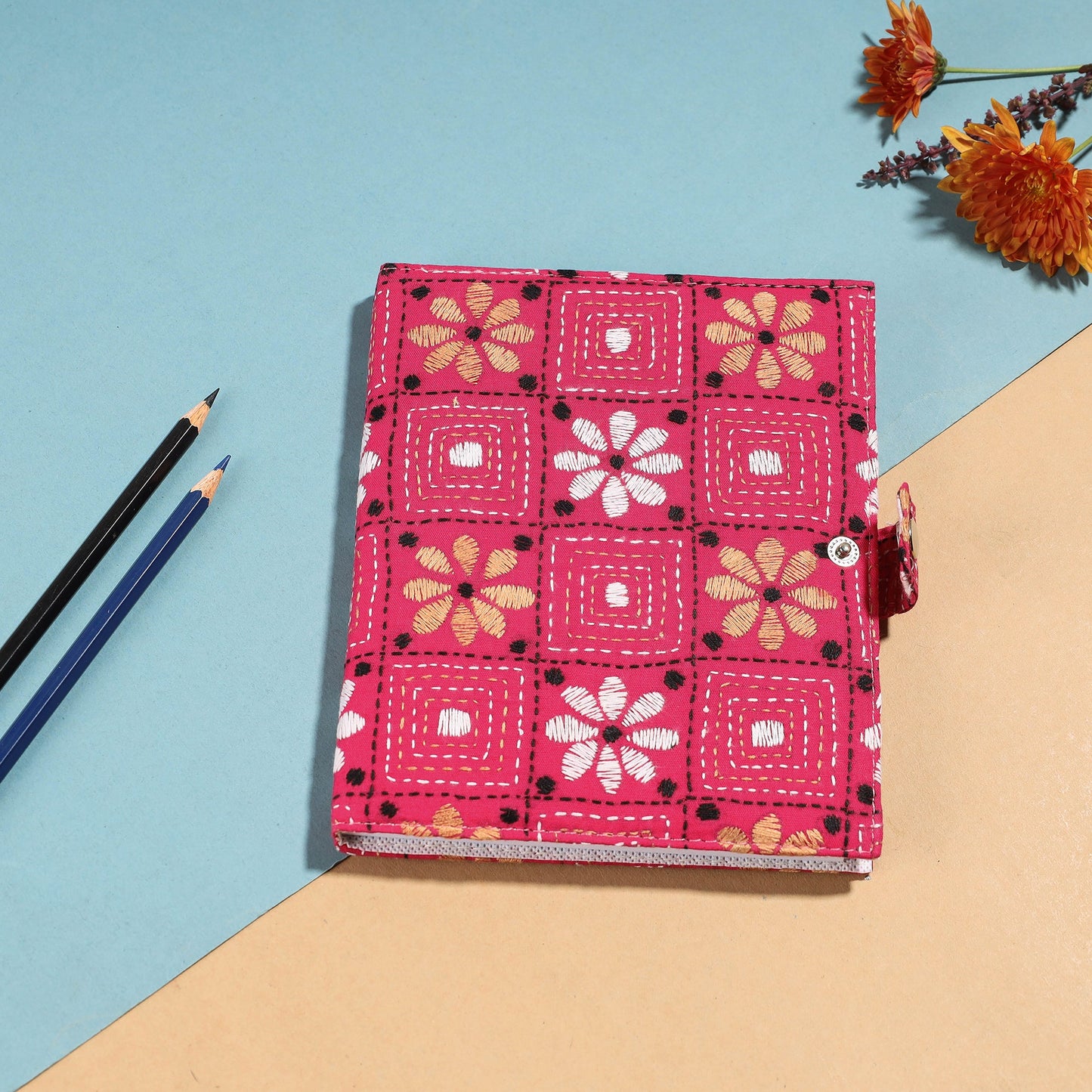  Bengal Kantha Work Handcrafted Notepad 
