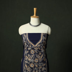 Bengal nakshi kantha hand embroidered cotton unstitched