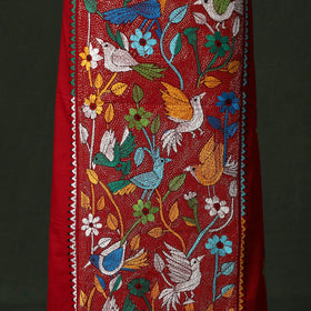 Bengal nakshi kantha hand embroidered cotton unstitched