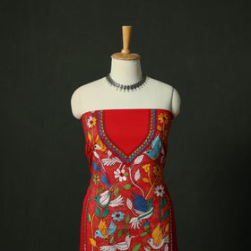 Bengal nakshi kantha hand embroidered cotton unstitched