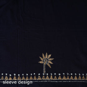 Bengal nakshi kantha hand embroidered cotton unstitched