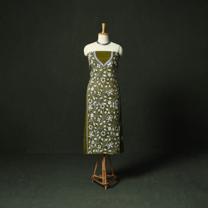 Bengal nakshi kantha hand embroidered cotton unstitched