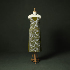 Bengal nakshi kantha hand embroidered cotton unstitched