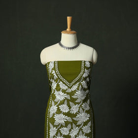 Bengal nakshi kantha hand embroidered cotton unstitched