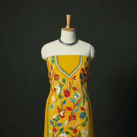 Bengal nakshi kantha hand embroidered cotton unstitched