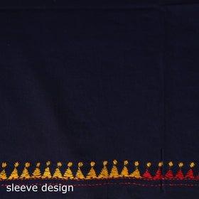 Bengal nakshi kantha hand embroidered cotton unstitched
