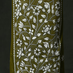 Bengal nakshi kantha hand embroidered cotton unstitched