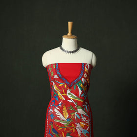 Bengal nakshi kantha hand embroidered cotton unstitched