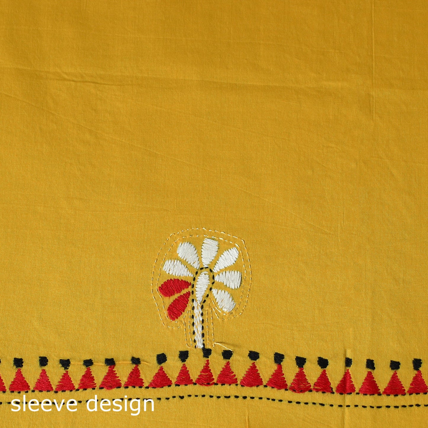 Bengal nakshi kantha hand embroidered cotton unstitched