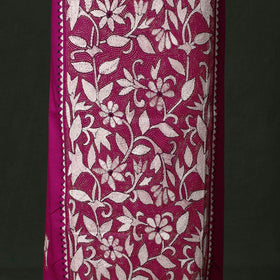 Bengal nakshi kantha hand embroidered cotton unstitched
