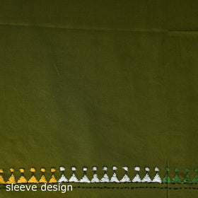 Bengal nakshi kantha hand embroidered cotton unstitched