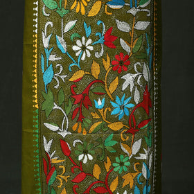 Bengal nakshi kantha hand embroidered cotton unstitched