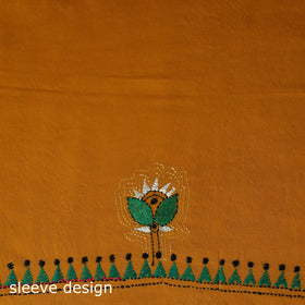 Bengal nakshi kantha hand embroidered cotton unstitched